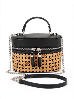 BNWT Brand New Iconic Top Handle Bamboo Vanity Crossbody Swing Bag